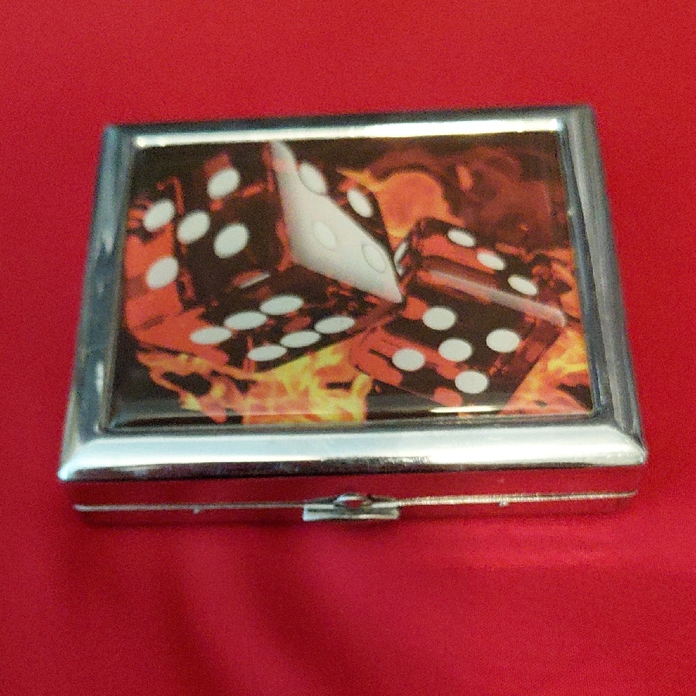 Dice Design Metal Box